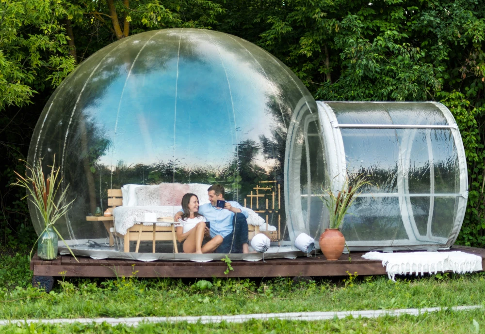 what is a bubble tent